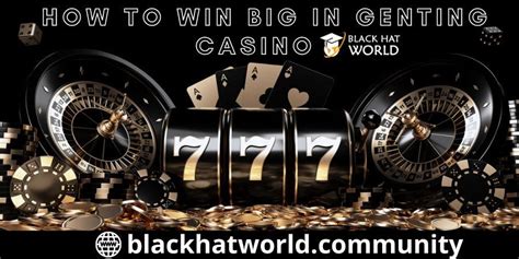 I found a way to win genting casino .